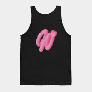 w Pink Animal Initials Tank Top